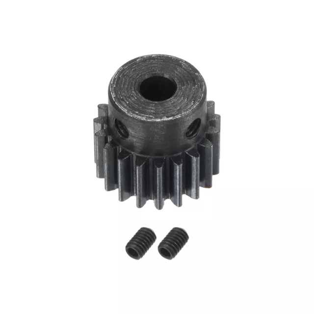 1Mod 19T Pinion Gear 5mm Bore Hardened Steel Motor Rack Spur Gear with Step