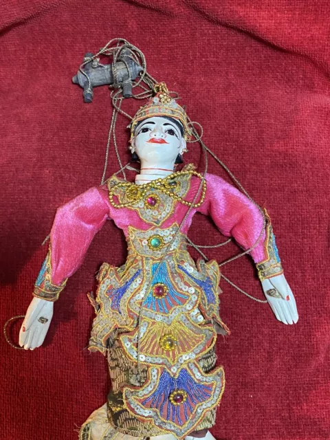 Beautiful Vintage Asian/Oriental Large Marionette Puppet 3