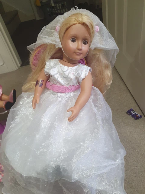 Our generation doll 2025 wedding dress