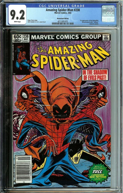 Amazing Spider-Man #238 Cgc 9.2 White Pages // 1St App Of The Hobgoblin 1983