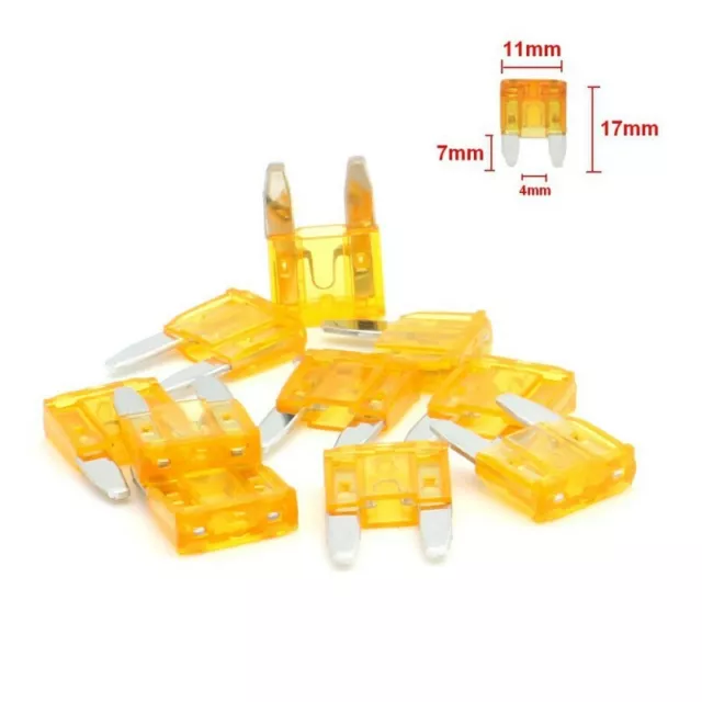 Lot de 10 mini fusibles ATC de 5A - Fusible auto moto camion - NEUF