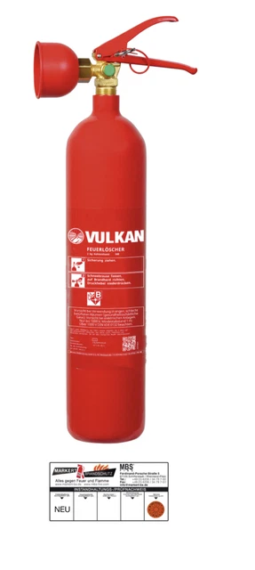 Gloria SKA+9PRO 9l fluorfreier Schaum Feuerlöscher + Plakette Fluorfrei, 12LE (Schaummittel