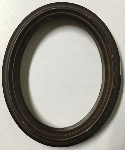 Vintage Decorative 6x5 Oval Antique Wood Picture Frame Fits 5x4 Art Photo X69