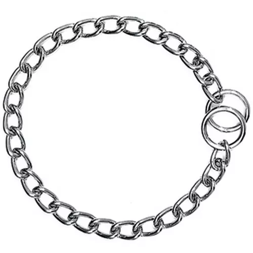 COLLIER ETRANGLEUR PLAQUE CHROME 65 CM - 3,5mm