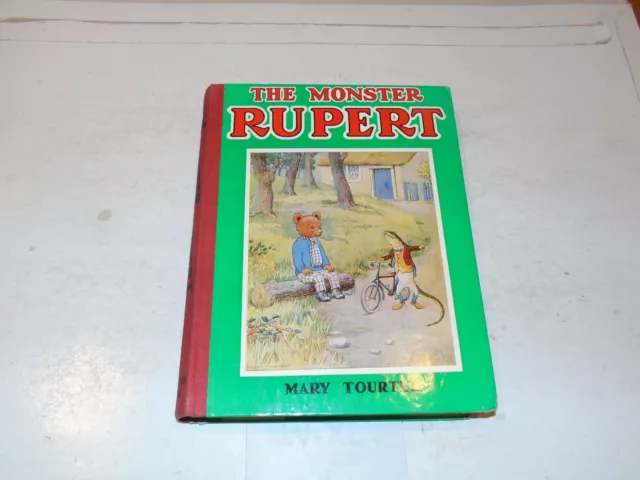 THE MONSTER RUPERT Annual - Mary Tourtel - Not Inscribed - Not price clipped