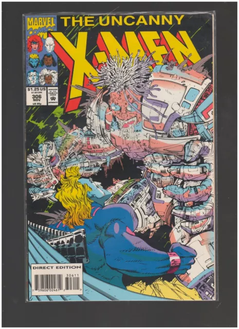 Uncanny X-Men #306 Vol. 1 Marvel Comics 1993
