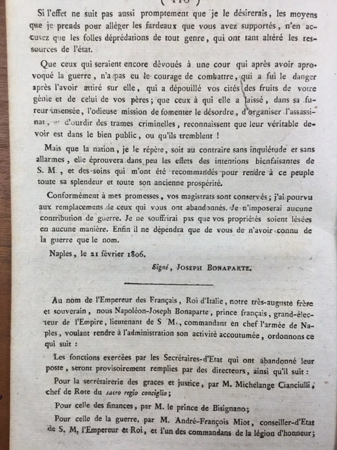 Army of Naples 1806 Joseph Napoleon takes possession of the Kingdom of Naples 3