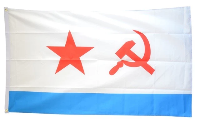 Fahne UDSSR Sowjetunion Marine Flagge sowjetische Hissflagge 90x150cm