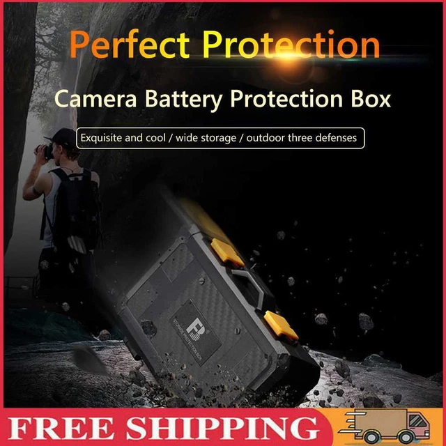 Caja de batería portátil SD TF estuche de almacenamiento para tarjeta de memoria para Canon LP-E6 Sony FZ100