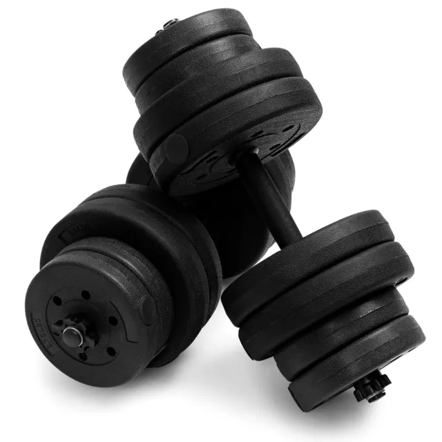 66 LB Dumbbell Weight Set Fitness 16 Adjustable Plates Gym/Home Body Workout