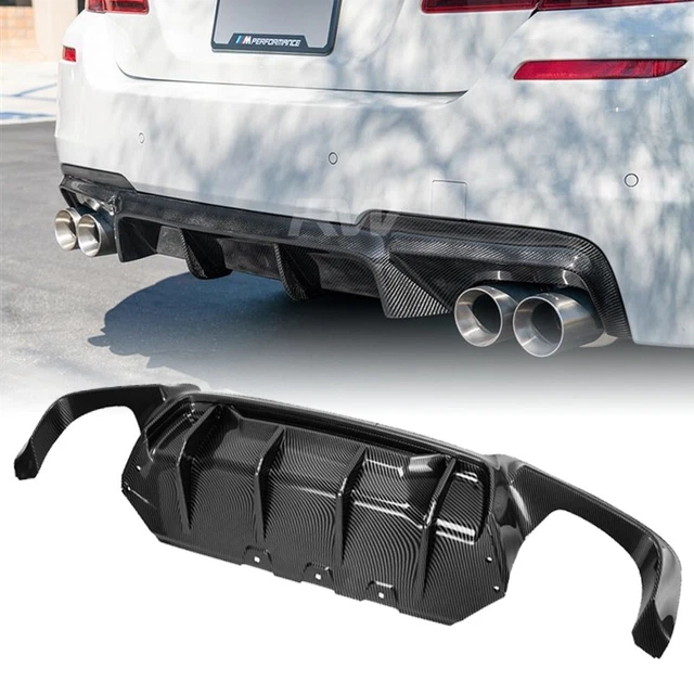 REAR DIFFUSER BUMPER Lip Quad Exhaust For 20112016 BMW 5 Series F10 M5