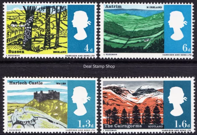 GB 1966 Landscapes SG689-692 Ordinary Complete Set Unmounted Mint