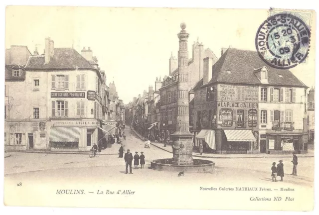 CPA 03 - MOULINS (Allier) - 28. La Rue d'Allier - ND Phot