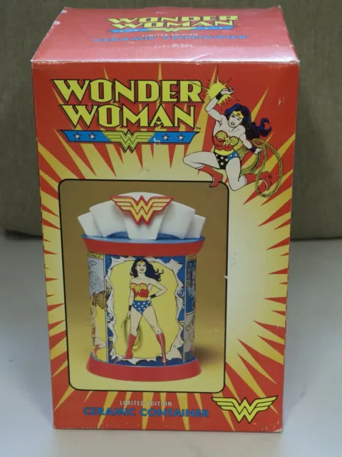Wonder Woman Limited Edtion Ceramic Container 1996