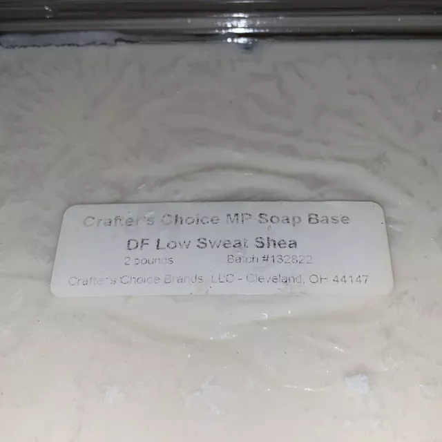 Base para hacer jabón de bajo sudor MP 2 X 2 bandejas de 2 libras. 4 libras 3 oz. Total. Envío gratuito 2