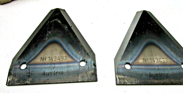 Box of 2 Genuine New Holland Knife Section #143493 	80143493