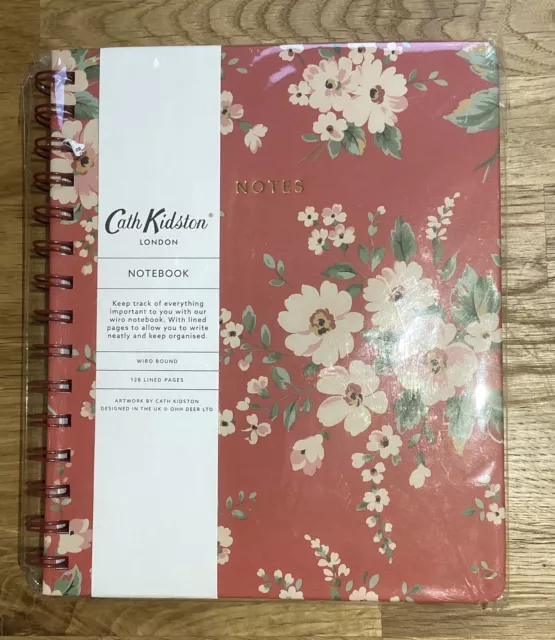 CATH KIDSTON A5 HARDBACK 128 PAGE LINED NOTEBOOK NEW/Shrinkwrapped
