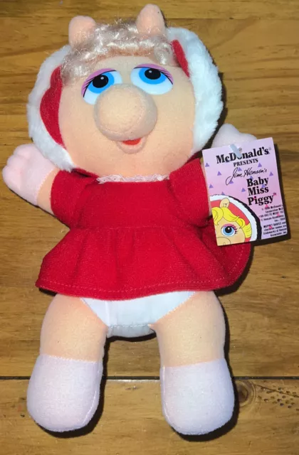 McDonald's Presents Jim Henson's Baby Miss Piggy 1987 Doll NWT Vintage Plush