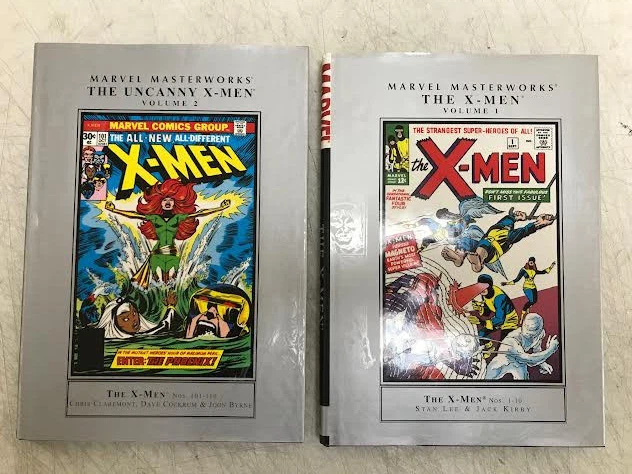 Lot (2) MARVEL MASTERWORKS Hardcovers UNCANNY X-MEN Vol 2 & X-MEN V.1 John Byrne