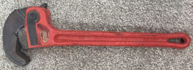 Ridgid Rapid Grip H.D. 14" Pipe Wrench  Fits 3/8"-2"  (137704-2)