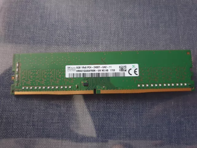 8GB DDR4-2400 PC4-2400 SK HYNIX HMA81GU6AFR8N-UH 2400 Mhz PC DESKTOP RAM MEMORY