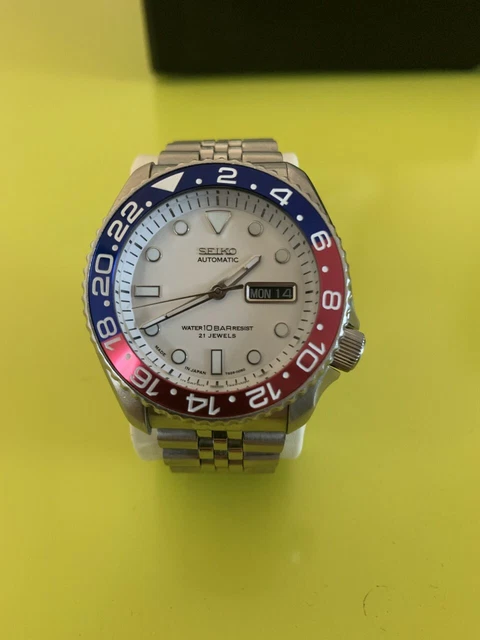 SEIKO SKX007 WHITE Dial Submariner 250.00 PicClick UK