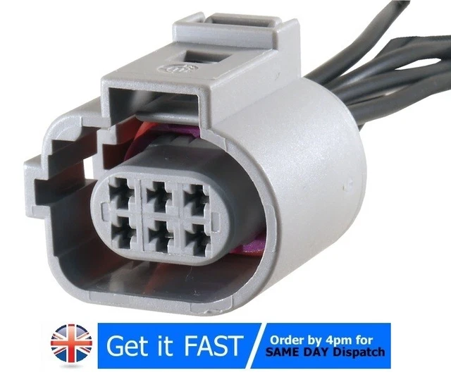 6 PIN EGR Valve Connector Plug Wire Harness For Audi VW Seat Skoda 1J0973713G £6.99 PicClick UK