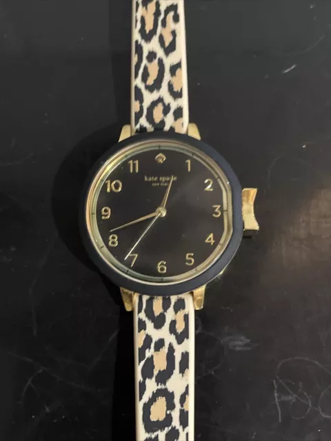 Kate Spade Park Row Quartz Black Dial Ladies Watch KSW1485 Needs BatteryUntested