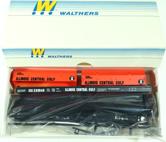Walthers Illinois Central 50' Cushion Coil Car #ICG299548-Nice Ho Kit #932-3865!