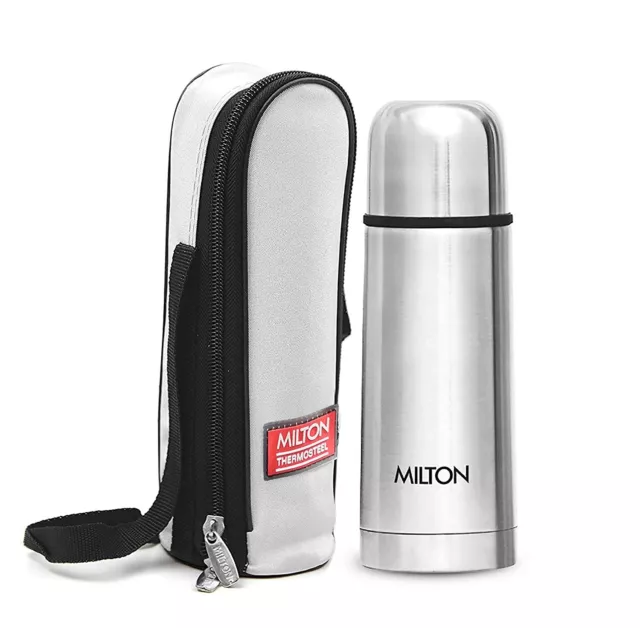 Milton Plain Lid 350 Thermosteel 24 Hours Hot and Cold Water Bottle 350ml