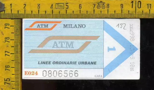 Biglietto ATM TRAM Milano Settimanale Carnet con Buono Sconto a 152