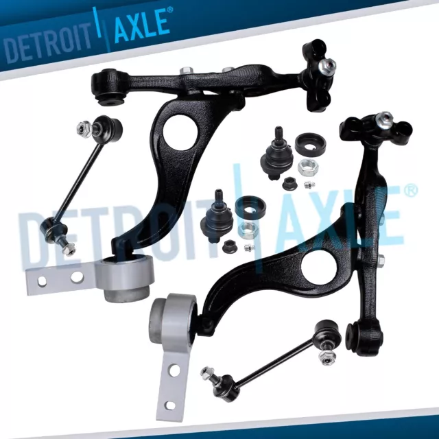 6pc Front Lower Control Arm w/Ball Joint Suspension Kit for 2009 - 2013 Mazda 6