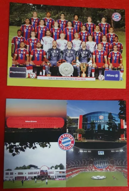 FC Bayern München Mannschaftskarte 2014/2015
