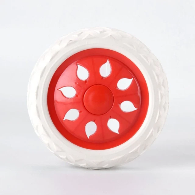 Shopping Cart Wheels Rubber Foaming Travelling Trolley Caster 6.5Inch Dia