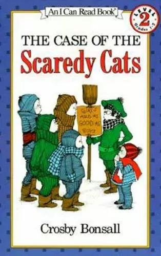 The Case of the Scaredy Cats; An I C- paperback, Crosby Bonsall, 0064440478, new