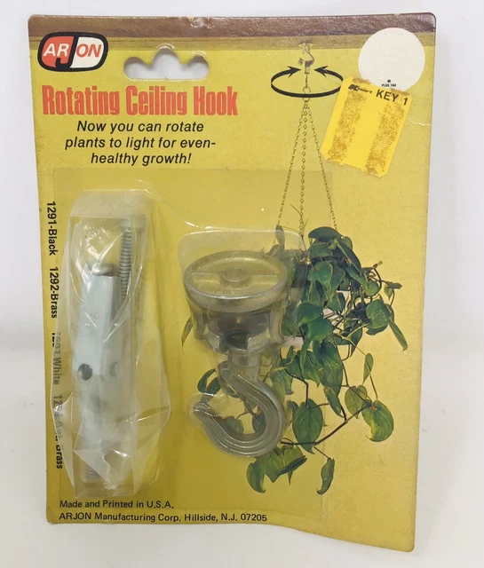Vintage Rotating Ceiling Hook For Hanging Plant Baskets