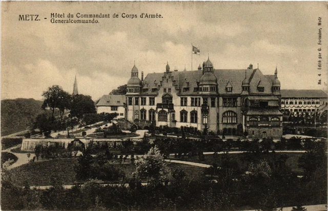 CPA AK METZ - Hotel du Commander de Corps d'Armée (393321)