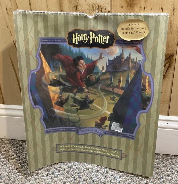 NOS HARRY POTTER 2005 Wall Calendar With Illustrations By Mary Grandpre