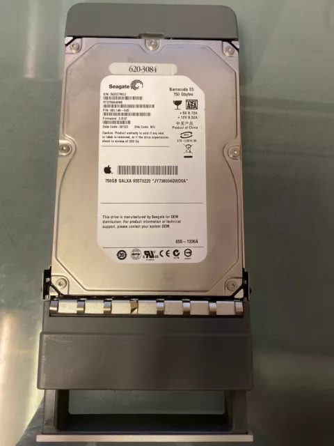 603-9796 Apple Xserve Raid 750GB (7200 RPM) 3.5" Hard Drive w/ Carrier