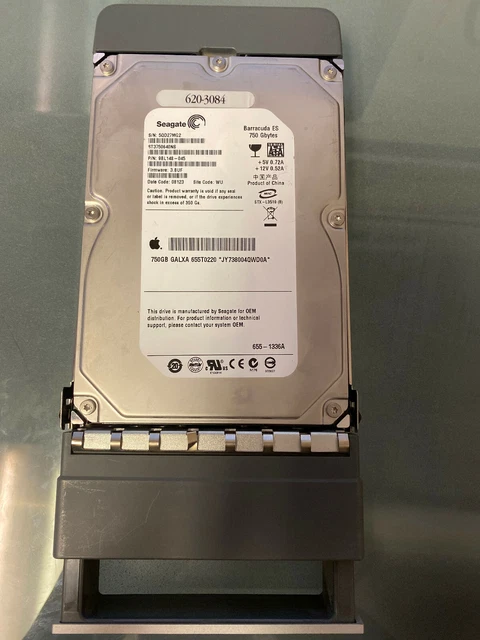 603-9796 Apple Xserve Raid 750GB (7200 RPM) 3.5" Hard Drive w/ Carrier 603-9796 Apple Xserve Raid 750GB (7200 RPM) 3.5" Hard Drive w/ Carrier