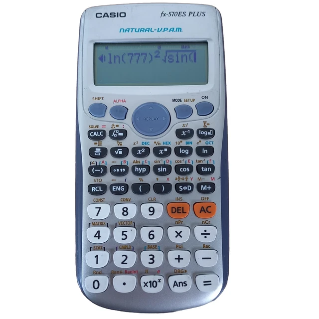 CASIO FX570ES PLUS Scientific Calculator Formula Programmable WORKING
