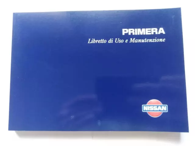 Nissan Primera Libretto Uso E Manutenzione  Edizione 08/2000  (493)