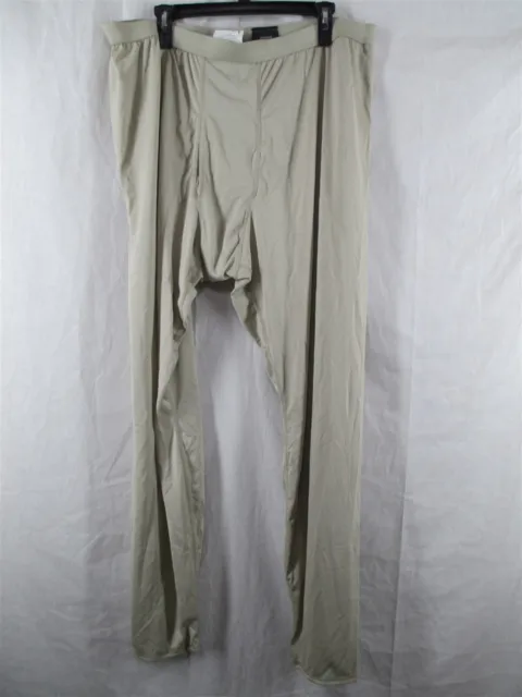 Gen 3 Level 1 XX-Large Long Sand Tan Silk Weight Drawers Bottoms ECWCS Army USGI