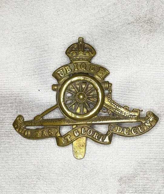 Insigne Original Casquette Manchester Regiment – 1er Bataillon Volontaires – Armée Britannique, Avant 1940