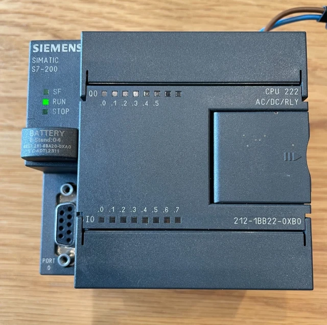SIEMENS SIMATIC S7-200, CPU 222 Compact unit 212-1BB22-0XB0 PLC £80.00 ...