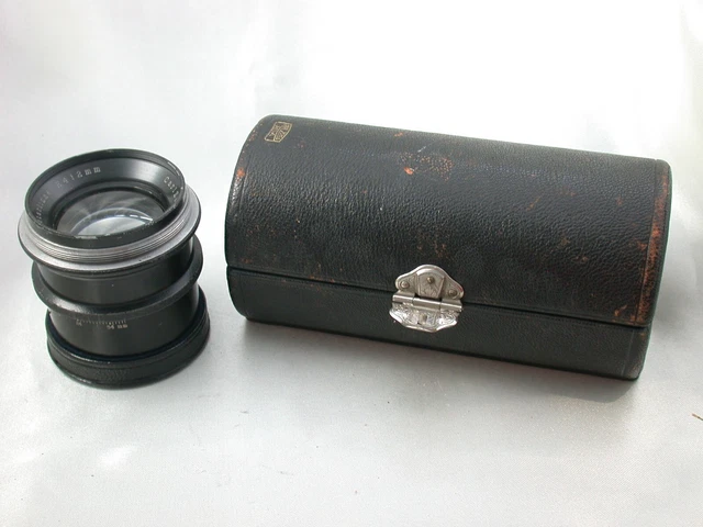 *F2KPL* Altes Carl Zeiss Jena Objektiv Protarlinse F 412 mm in original Box