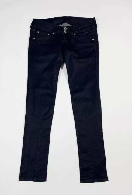 Pepe jeans broke donna usato W28 L32 tg 42 skinny denim blu boyfriend T7904