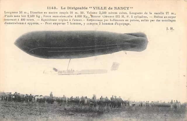 Cpa Aviation Le Airship City De Nancy