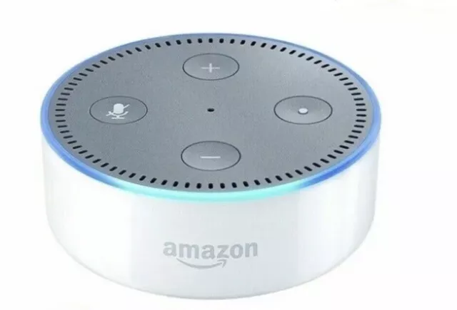 Amazon Echo Dot Smart Bluetooth Speaker Alexa voice control 2nd Gen  White