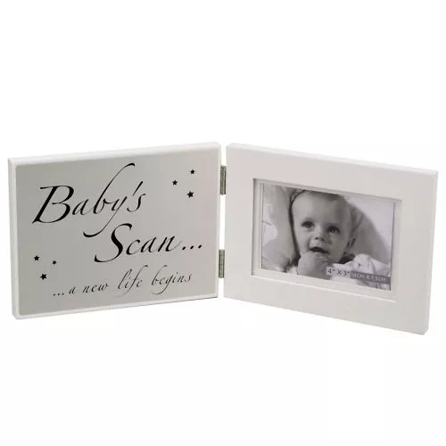 Baby's Scan Photo Frame Baby Keepsake Gift NEW